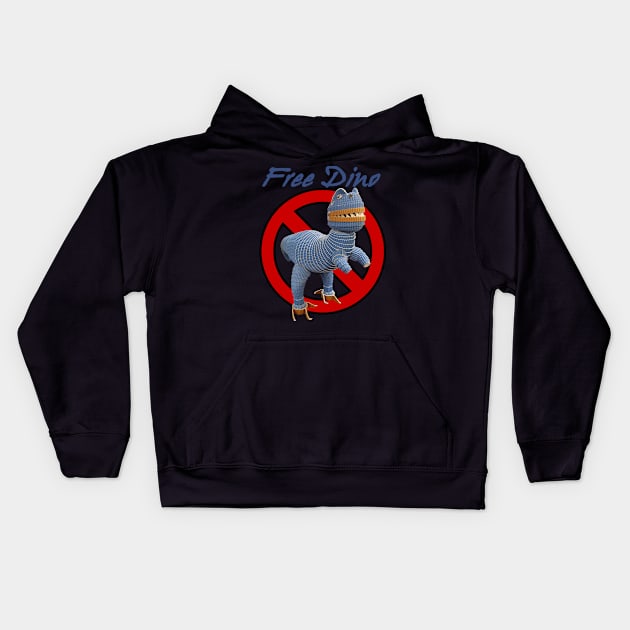 Free Dino Kids Hoodie by Crazy_Paper_Fashion